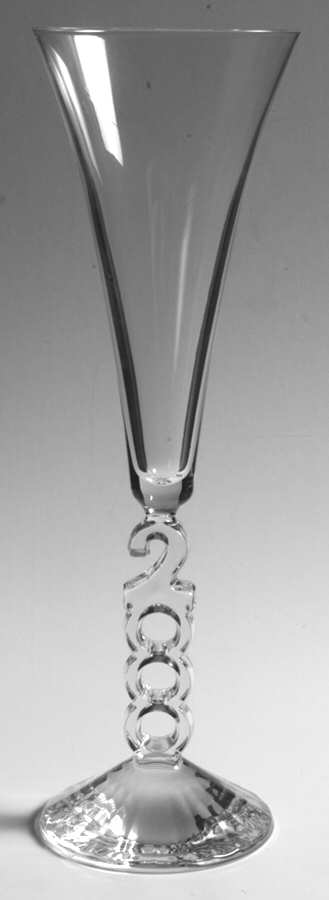 Millennium 2000 Fluted Champagne by Cristal D'Arques - Durand-1