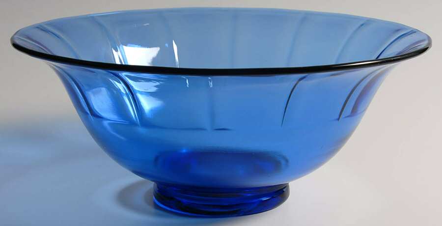 Decagon Ritz Blue 9" Flared Bowl by Cambridge-1