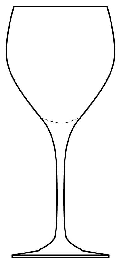 Isabella Water Goblet by Crate & Barrel-1