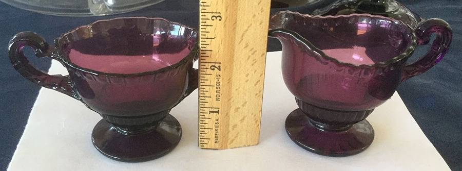 Gadroon Amethyst Individual Creamer (Shape 3500) by Cambridge-1