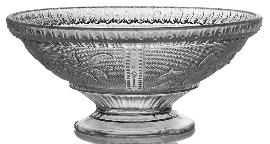 Primrose Clear 8" Footed Bowl by Canton-1