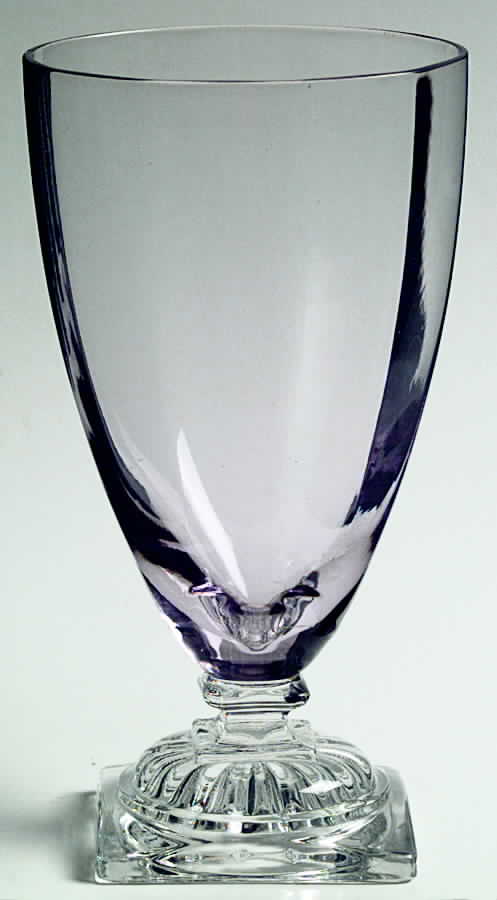 1450 Lilac Bowl Footed Tumbler by Central Glass Works-1