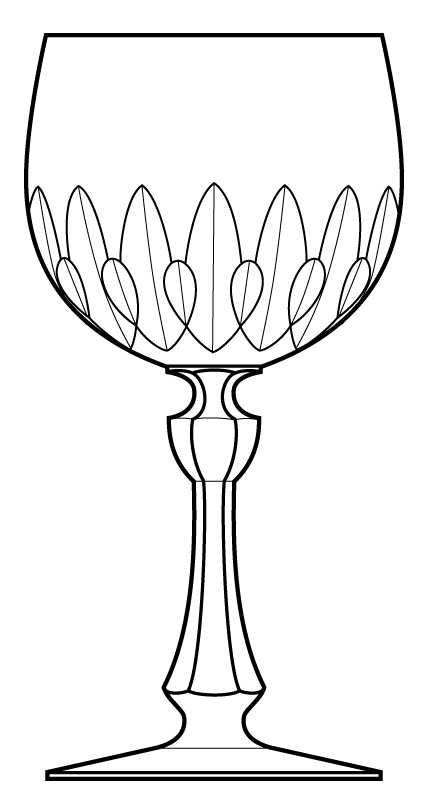 CRH2 Water Goblet by Christinenhutte-1