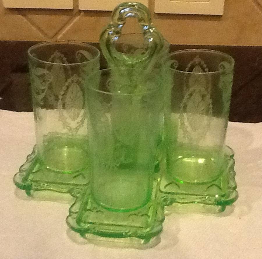 Etch 706 Green (5 Piece) Bridge Set by Cambridge-1