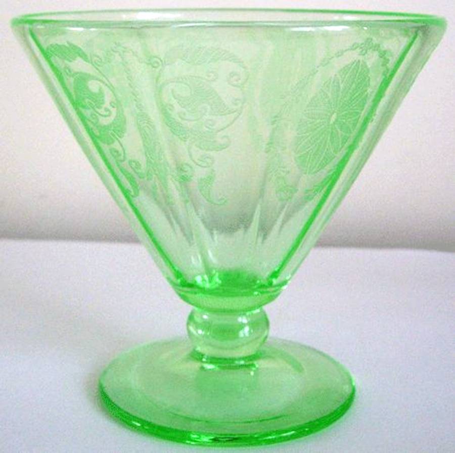 Etch 706 Green Candy Dish No Lid by Cambridge-1