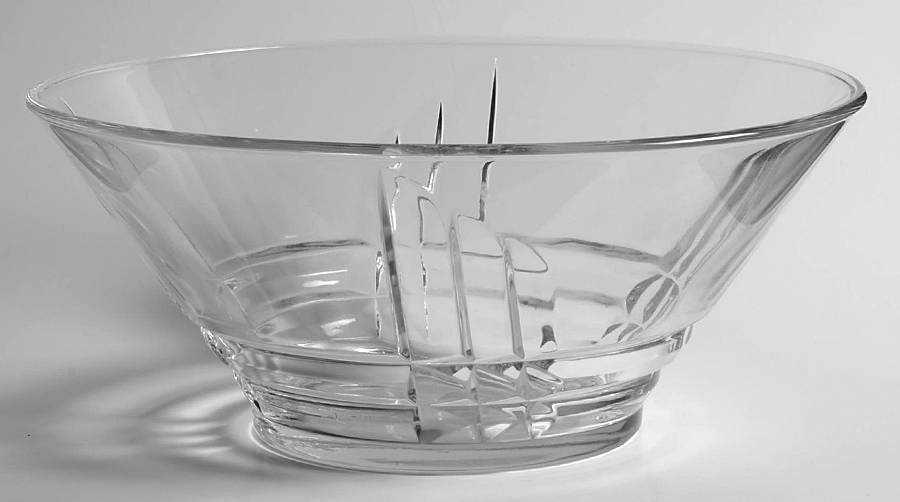 Arizona-Parallels 10" Round Bowl by Cristal D'Arques - Durand-1