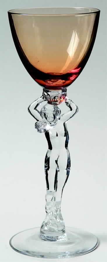 Nude Stems-All Colors & Variations Amber Claret Wine by Cambridge-1