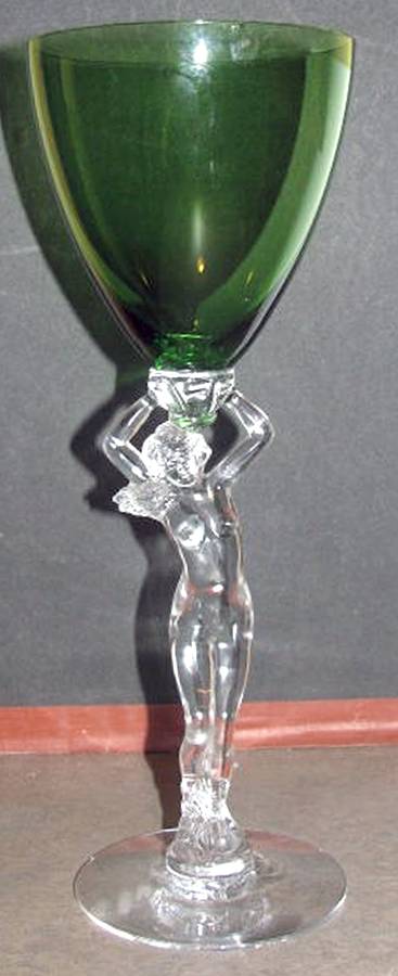 Nude Stems-All Colors & Variations Forest Green Banquet Goblet by Cambridge-1