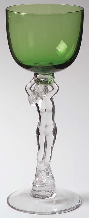 Nude Stems-All Colors & Variations Forest Green Sauterne Wine by Cambridge-1