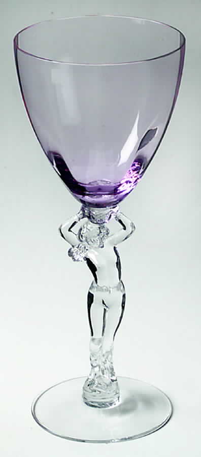 Nude Stems-All Colors & Variations Heatherbloom Water Goblet by Cambridge-1