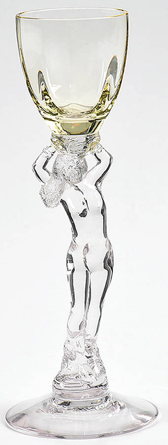 Nude Stems-All Colors & Variations Gold Krystol Brandy Glass by Cambridge-1