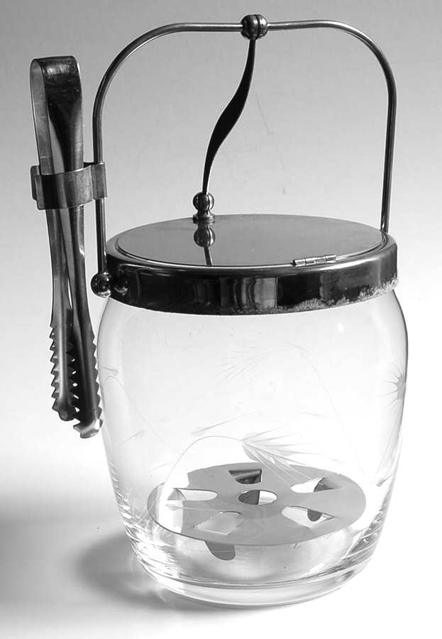 CFSCFS1 Ice Bucket with Metal Drain,  Handle and Tongs by Craftsman Stemware-1