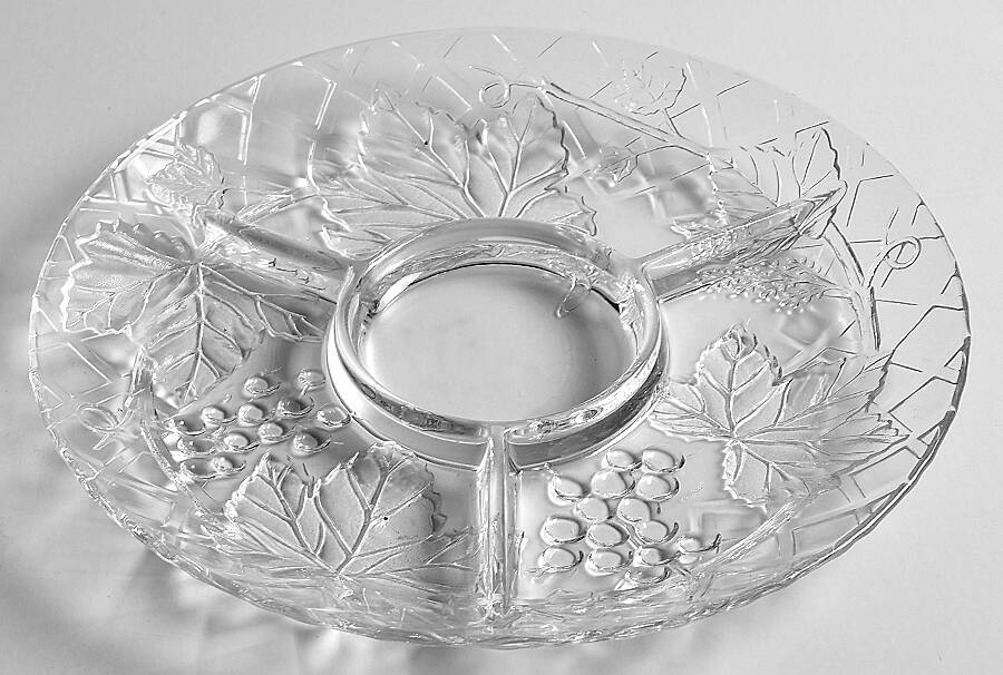 Mallory 9" Round 4 Part Relish by Cristal D'Arques - Durand-1