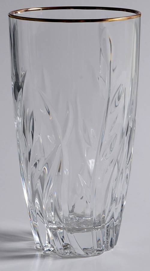 Cassandra Gold Highball Glass by Cristal D'Arques - Durand-1
