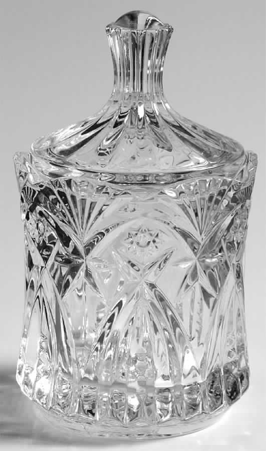 Vincennes Sugar Bowl & Lid by Cristal D'Arques - Durand-1