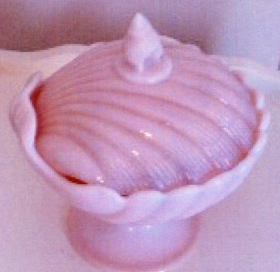 Krystolshell Crown Tuscan Candy Dish & Lid by Cambridge-1