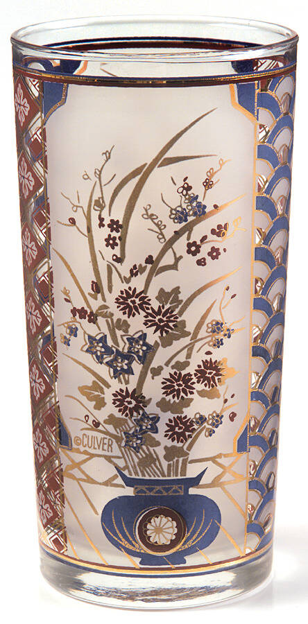 Imari Highball Glass by Culver-1