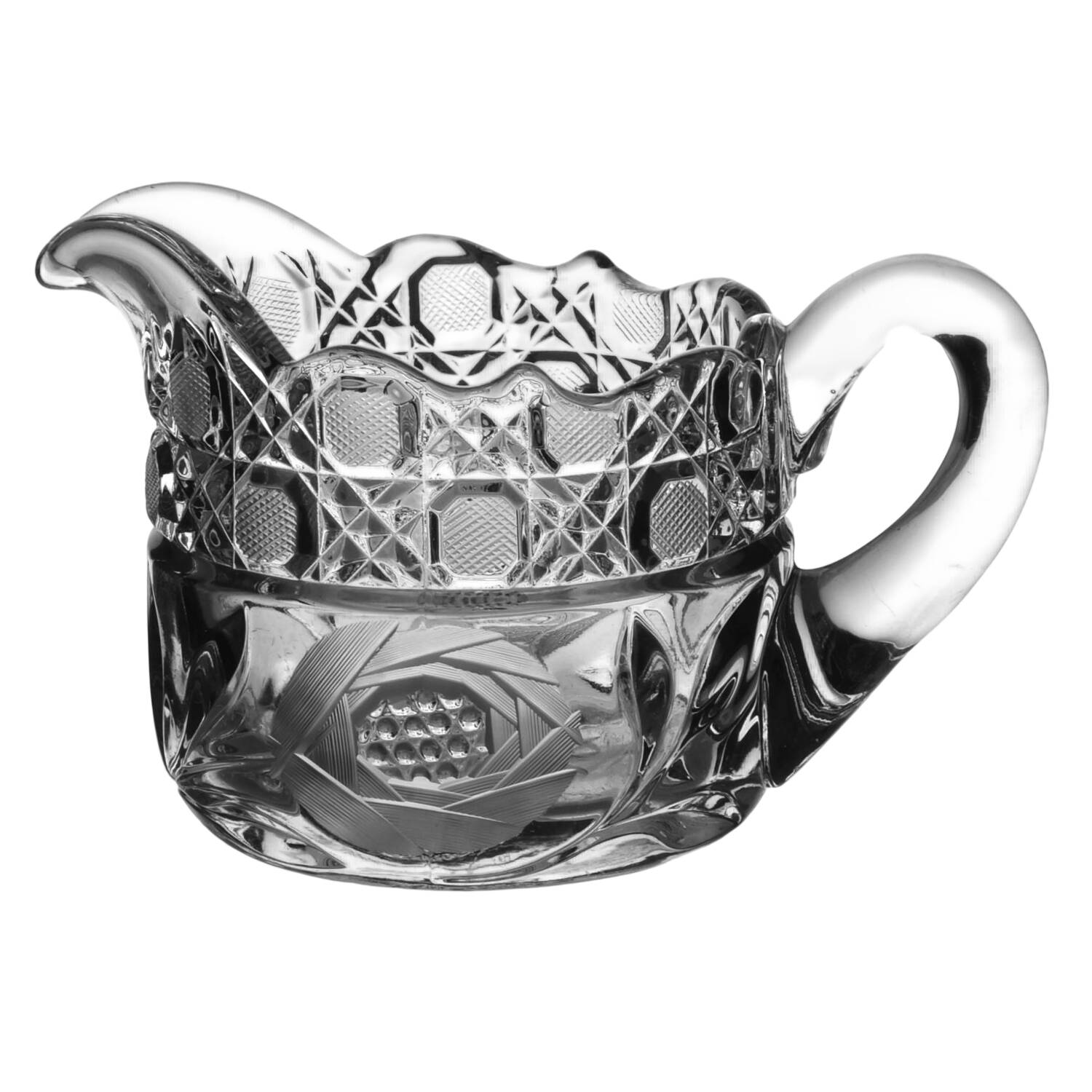 Wild Rose Clear Creamer by Cambridge-1