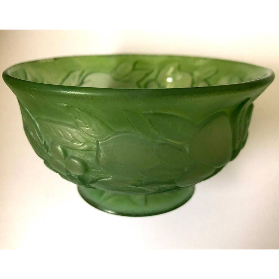 Martele' Green (Jade) Small Fruit Dessert Bowl by Consolidated-1