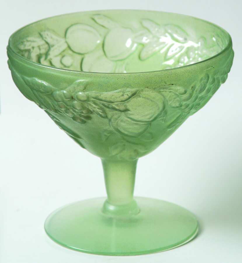 Martele' Green (Jade) Champagne/Tall Sherbet by Consolidated-1