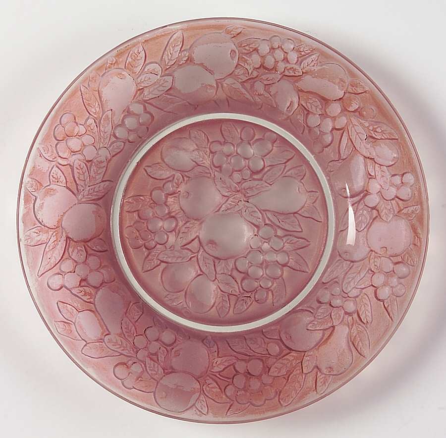 Martele' Red Luncheon Plate by Consolidated-1