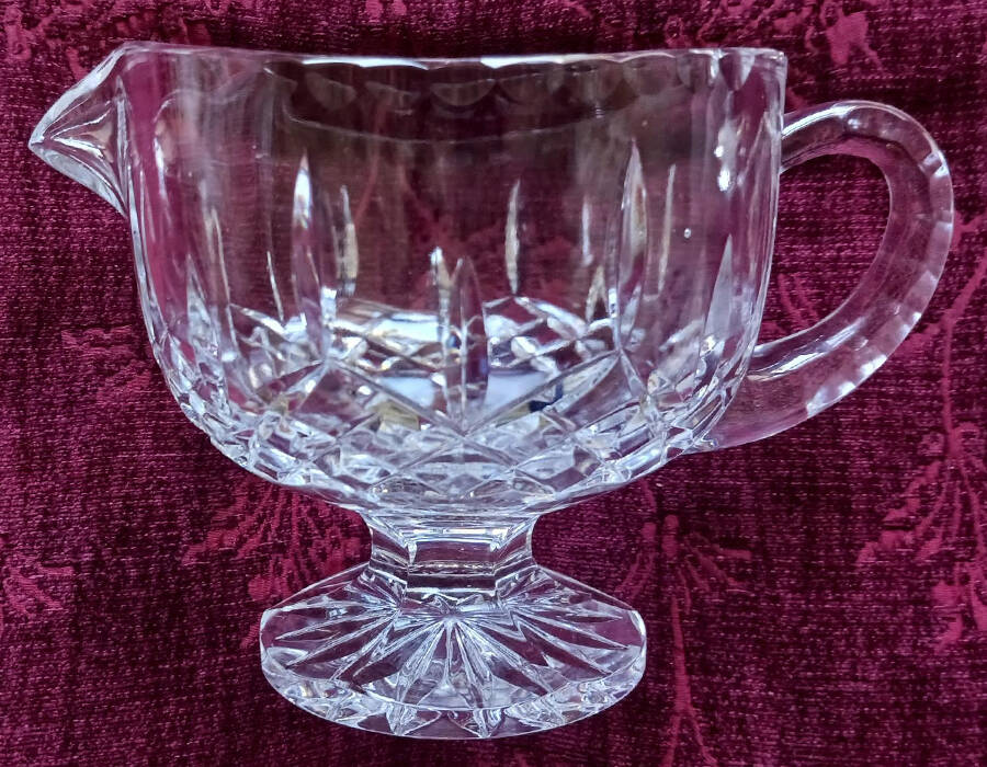 Cardiff Footed Gravy Boat by Crystal Clear Industries-1