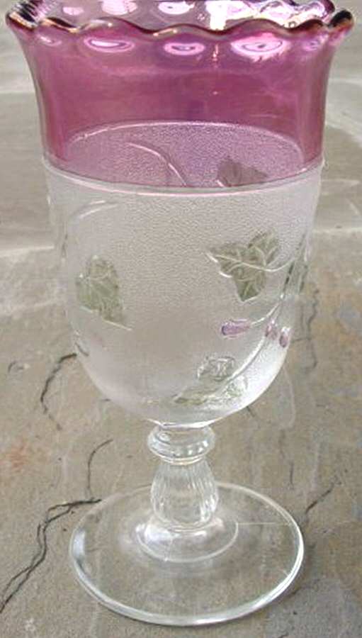 Ivy In The Snow Ruby Flash Celery Vase by Co-Operative Flint-1