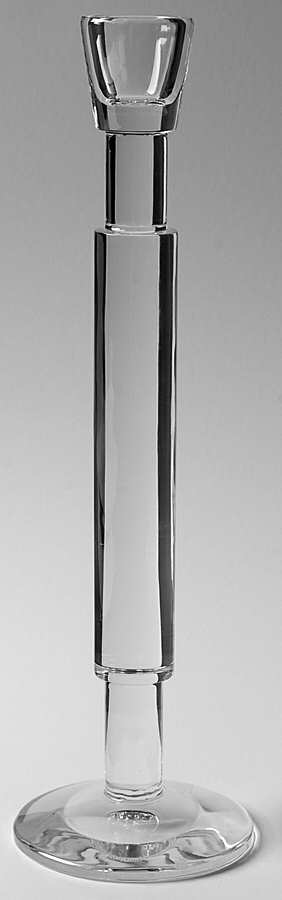 Geometry 12" Tall Single Light Candlestick by Calvin Klein-1
