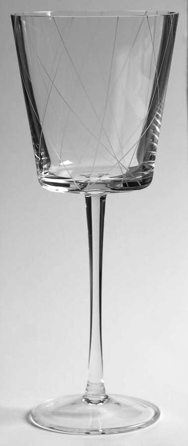 Random Cut Water Goblet by Calvin Klein-1
