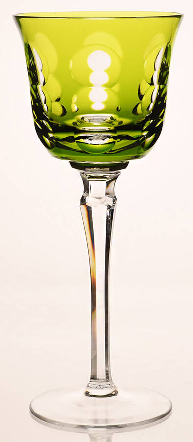 Kawali Knotched Stem Chartreuse Rhine Wine by Christofle-1