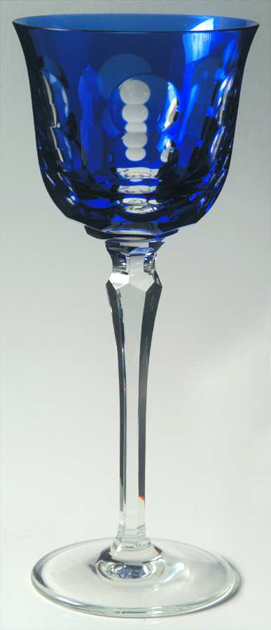 Kawali Knotched Stem Blue Rhine Wine by Christofle-1