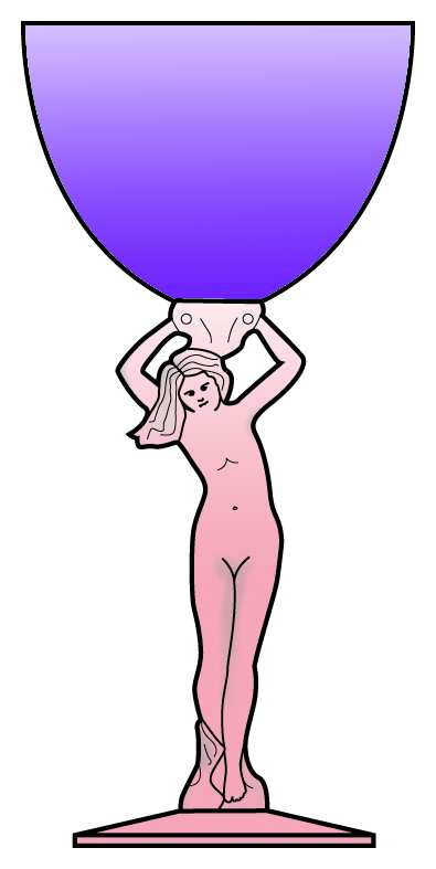 Nude Stems-All Colors & Variations Amethyst Liquor Cocktail by Cambridge-1
