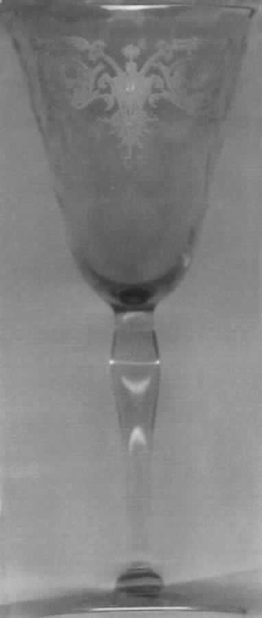 Balda Pink (Stem 780) Water Goblet by Central Glass Works-1
