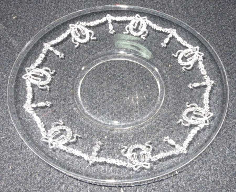 Etch 14  Bread & Butter Plate by Central Glass Works-1
