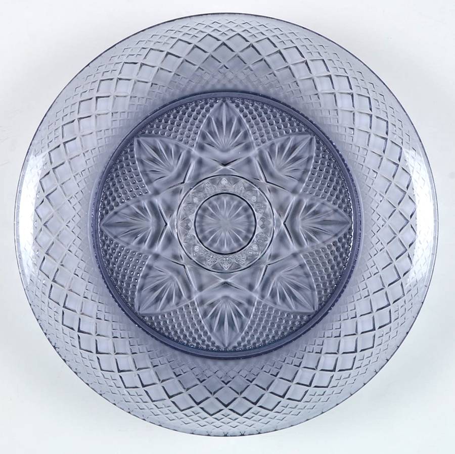 Antique Amethyst Luncheon Plate by Cristal D'Arques - Durand-1