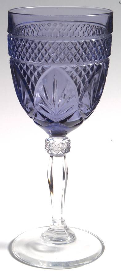 Antique Amethyst Water Goblet by Cristal D'Arques - Durand-1