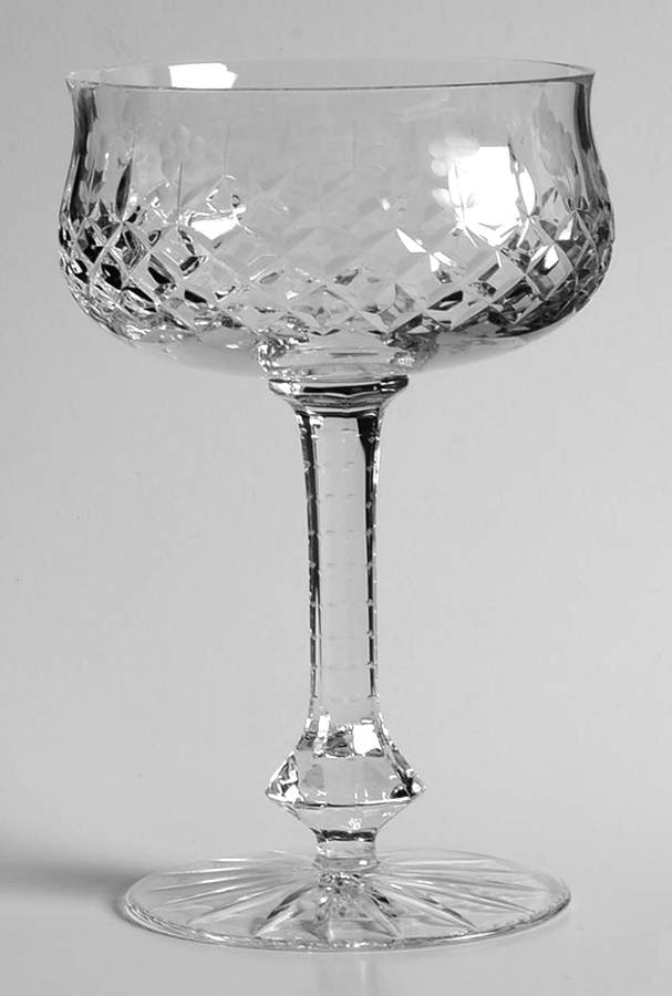 Elegance Champagne/Tall Sherbet by Crystal Clear Industries-1