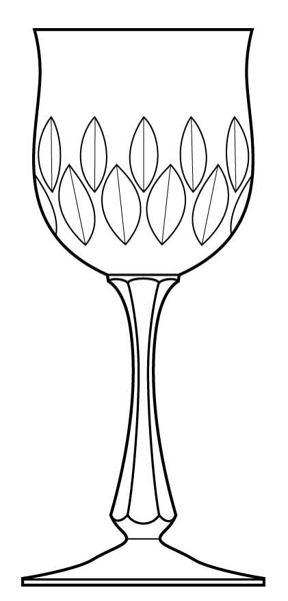 Jeunesse Water Goblet by Christinenhutte-1