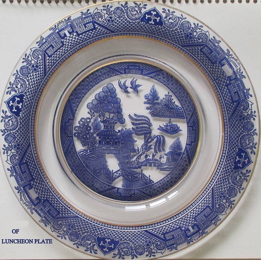 Willow Blue Luncheon Plate by Cambridge-1