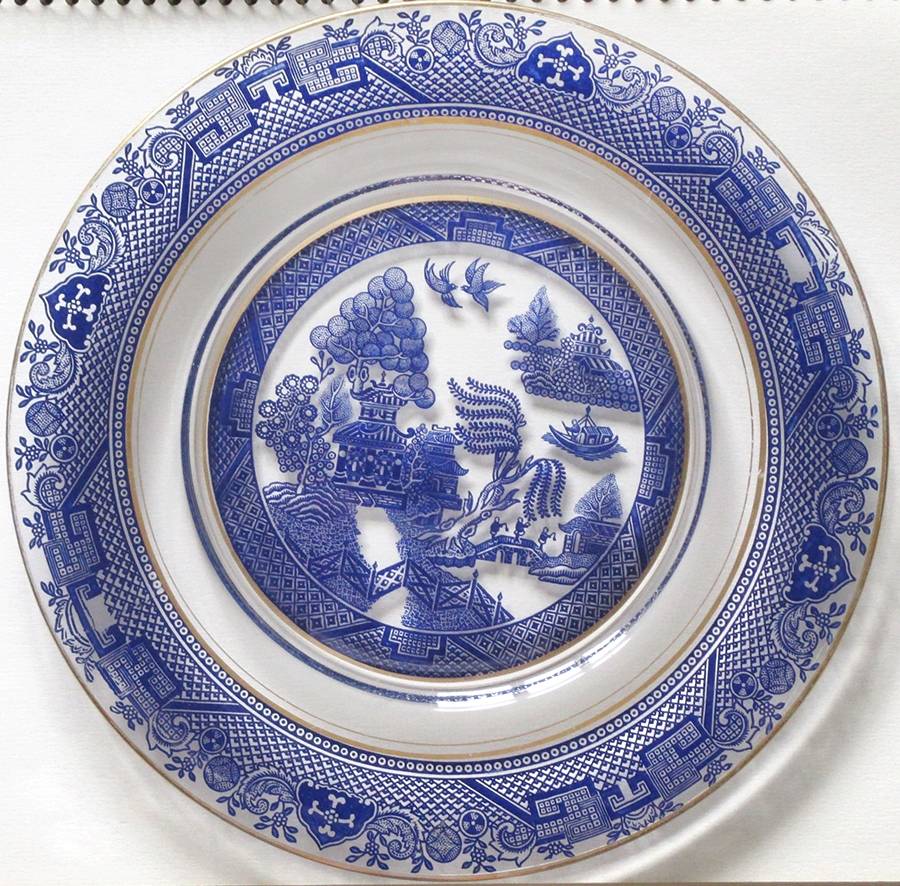 Willow Blue Dinner Plate by Cambridge-1