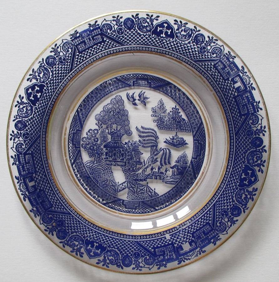Willow Blue Bread & Butter Plate by Cambridge-1