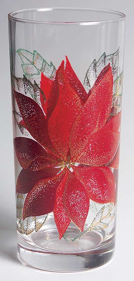 Poinsettia 14 Oz Flat Tumbler by Culver-1