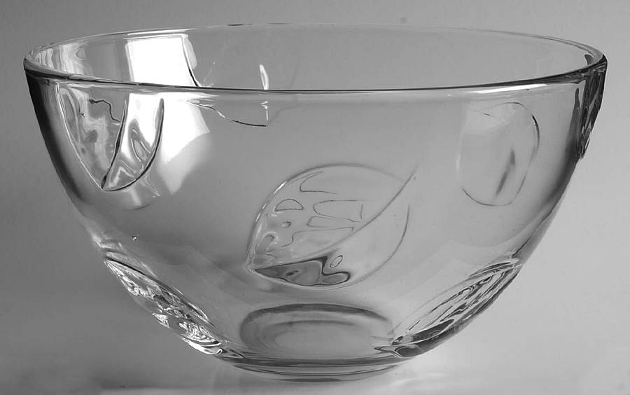 Botanic 10" Salad Bowl by Cristal D'Arques - Durand-1