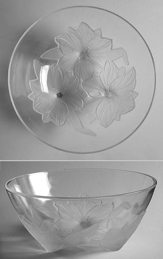 Romance 9" Round Bowl by Cristal D'Arques - Durand-1