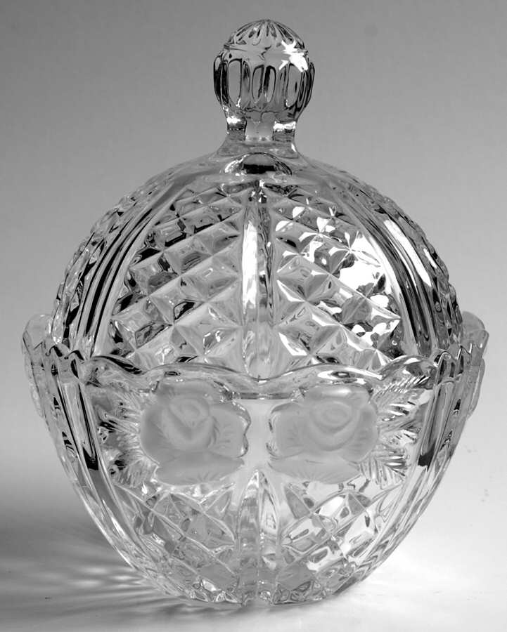 Dorsette Candy Dish & Lid by Crystal Clear Industries-1