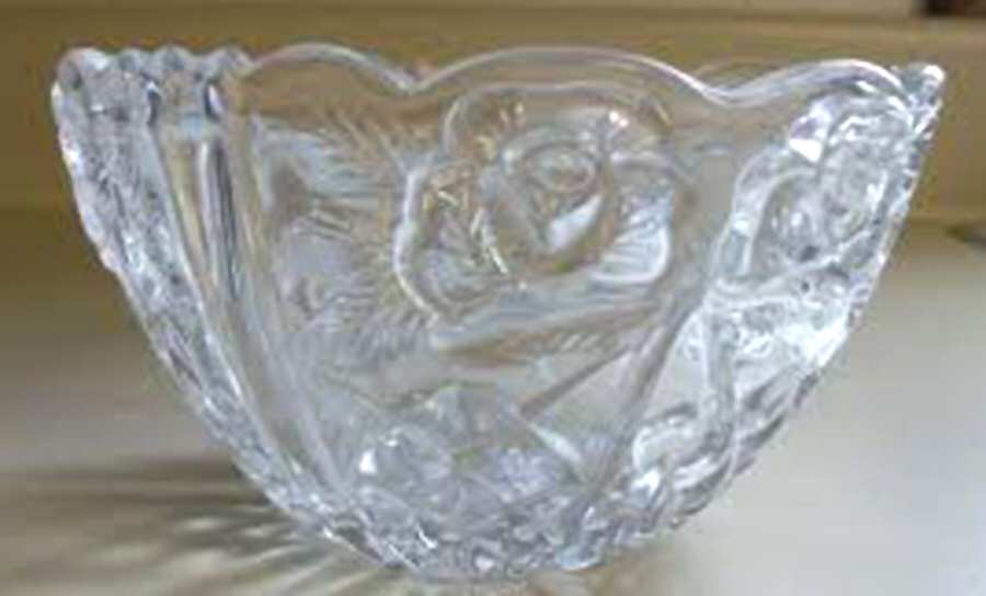 Dorsette 8" Round Bowl by Crystal Clear Industries-1