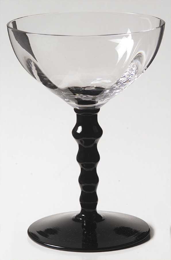 24BL Champagne/Tall Sherbet by Central Glass Works-1