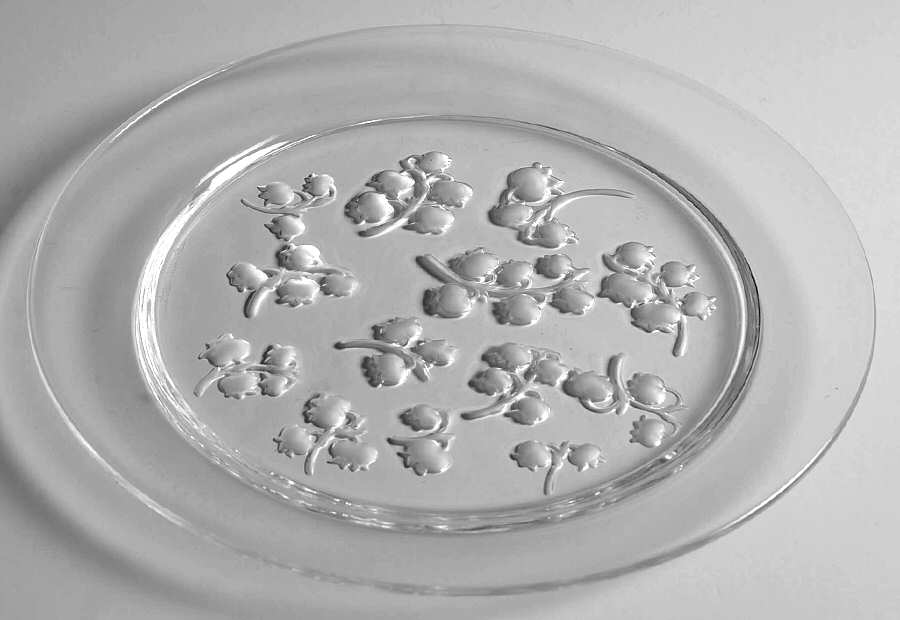 Muguet 8" Salad Plate by Lalique-1