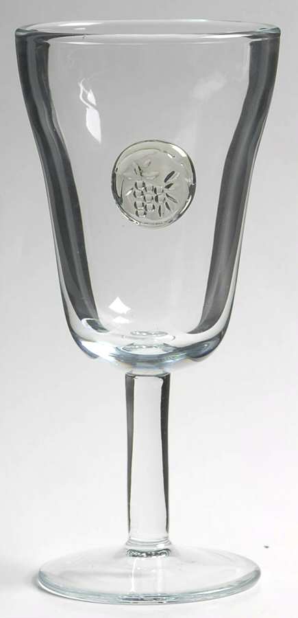 Grape Medallion Green Wine Glass by Casafina-1