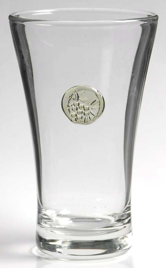 Grape Medallion Green 14 Oz Flat Tumbler by Casafina-1
